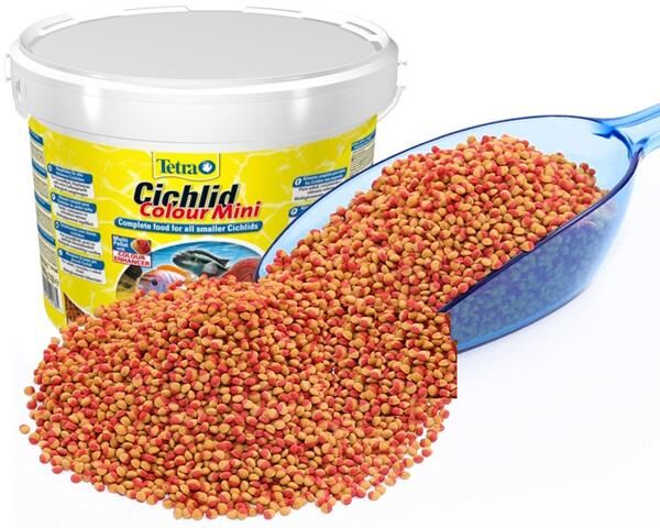 Tetra Cichlid Colour Mini Pellets 50gr Kovadan Bölme