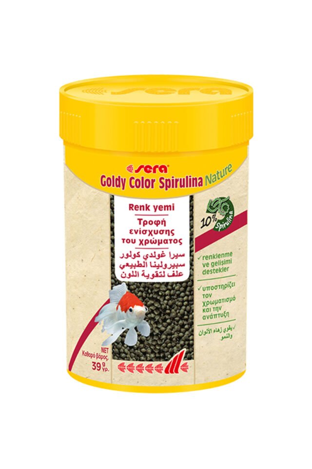 Goldy Color Spirulina Nature 100ml (39gr) – Japon Balıkları için Renk Yemi