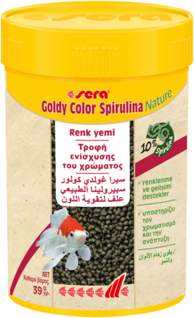 Sera Goldy Color Spirulina Nature 100ml 39gr – Japon Balıkları için Renk Yemi
