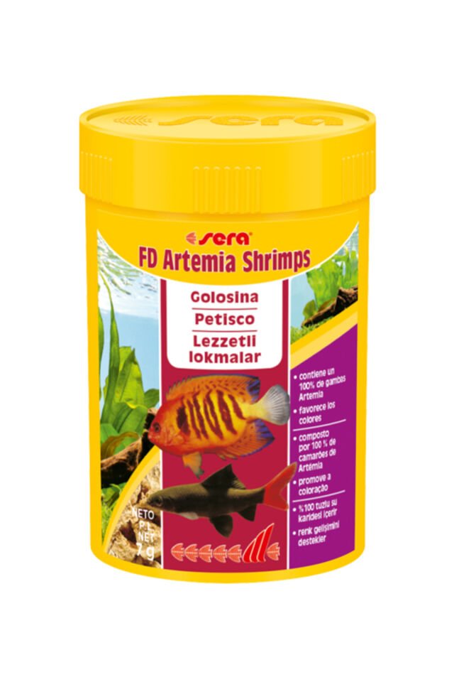 FD Shrimp artemia 100 ml. Orjinal Kutusunda Skt : 06/2026