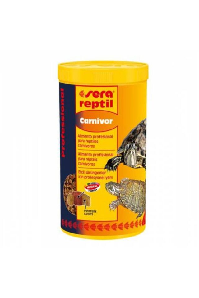 Reptil Carnivor 250 ml Skt:11/2027 Etçil Sürüngen Yemi (85gr) Kaplumbağa Yemi Orjinal Kutu