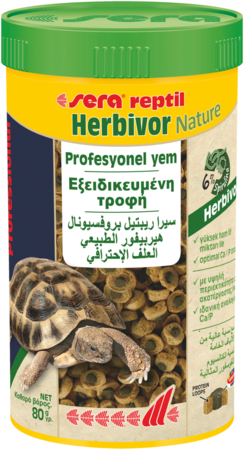 Sera Reptil Herbivor 250 Ml 85 Gr Sürüngen Yemi