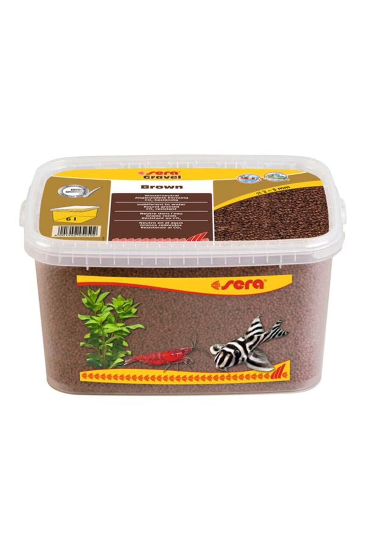 Sera Akvaryum Kumu Kahverengi 2-3mm 6 Lt