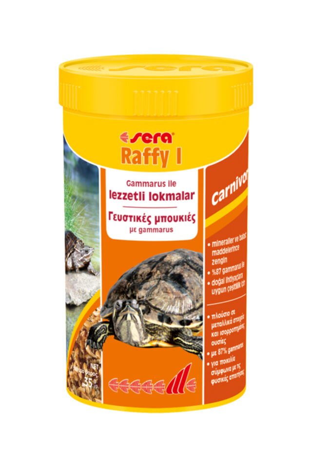 Raffy I Gammarus 250 ml 35 g Skt:09/2027 Kablumbağa Ve Kertenkele Yemi Orjinal Kutusunda