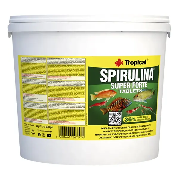 Tropical Super Spirulina Forte Tablets 100 Adet Kovadan Bölme