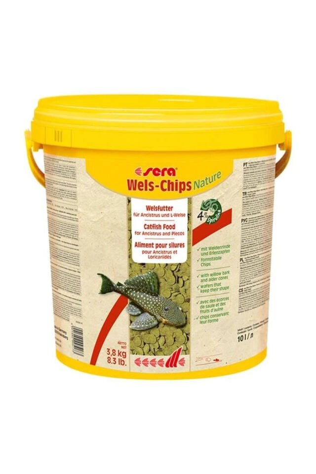 Pleco Wels Chips Nature 100Gr Açık Kilitli Poşette SKT: 03/2028