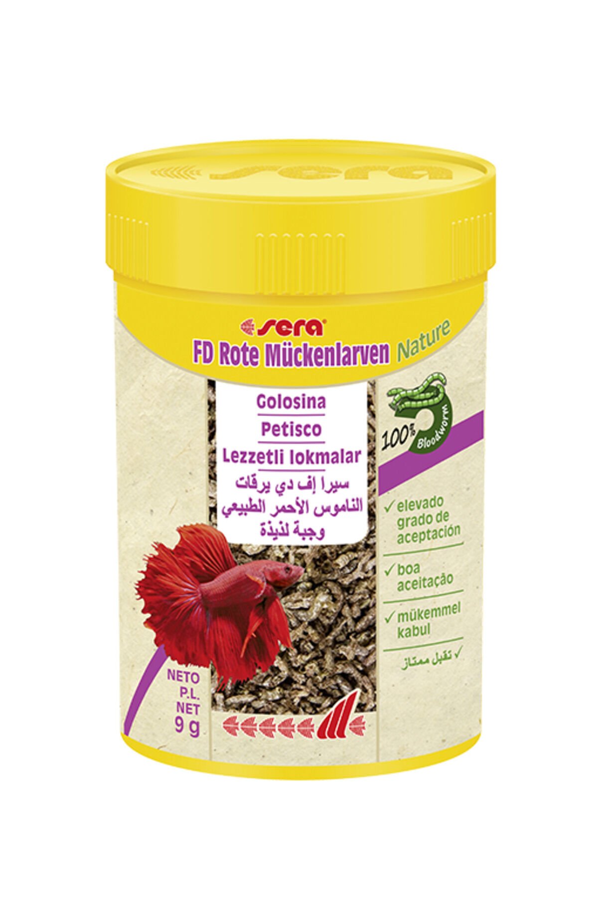 Sera FD bloodworms (kan kurdu) nature 100 ml