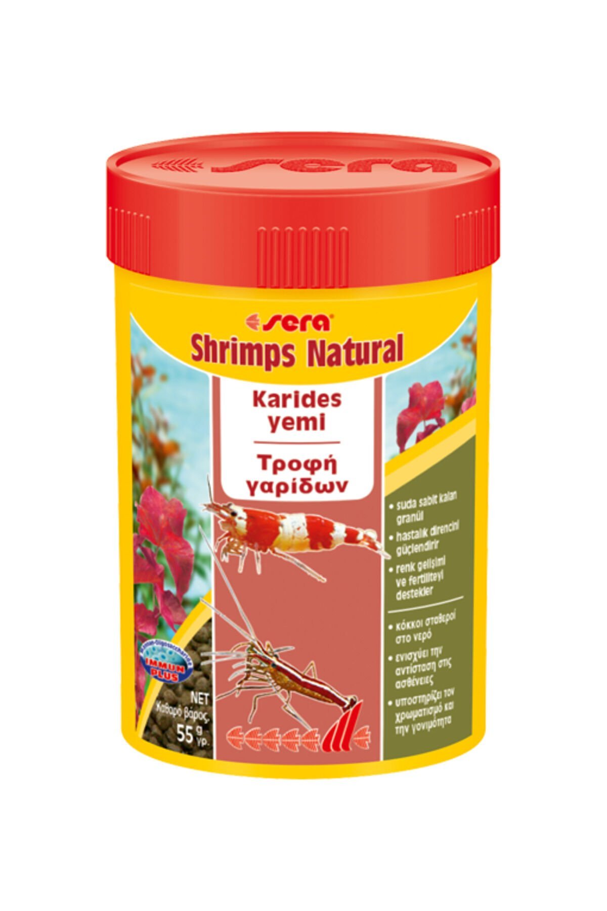 Sera Shrimps Granules Nature 100 ML 55gr Karides Yemi