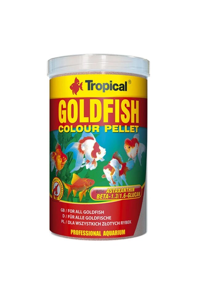Goldfish Colour Pellet Japon Balıkları için Pellet Balık Yemi 100 Ml-36 Gr
