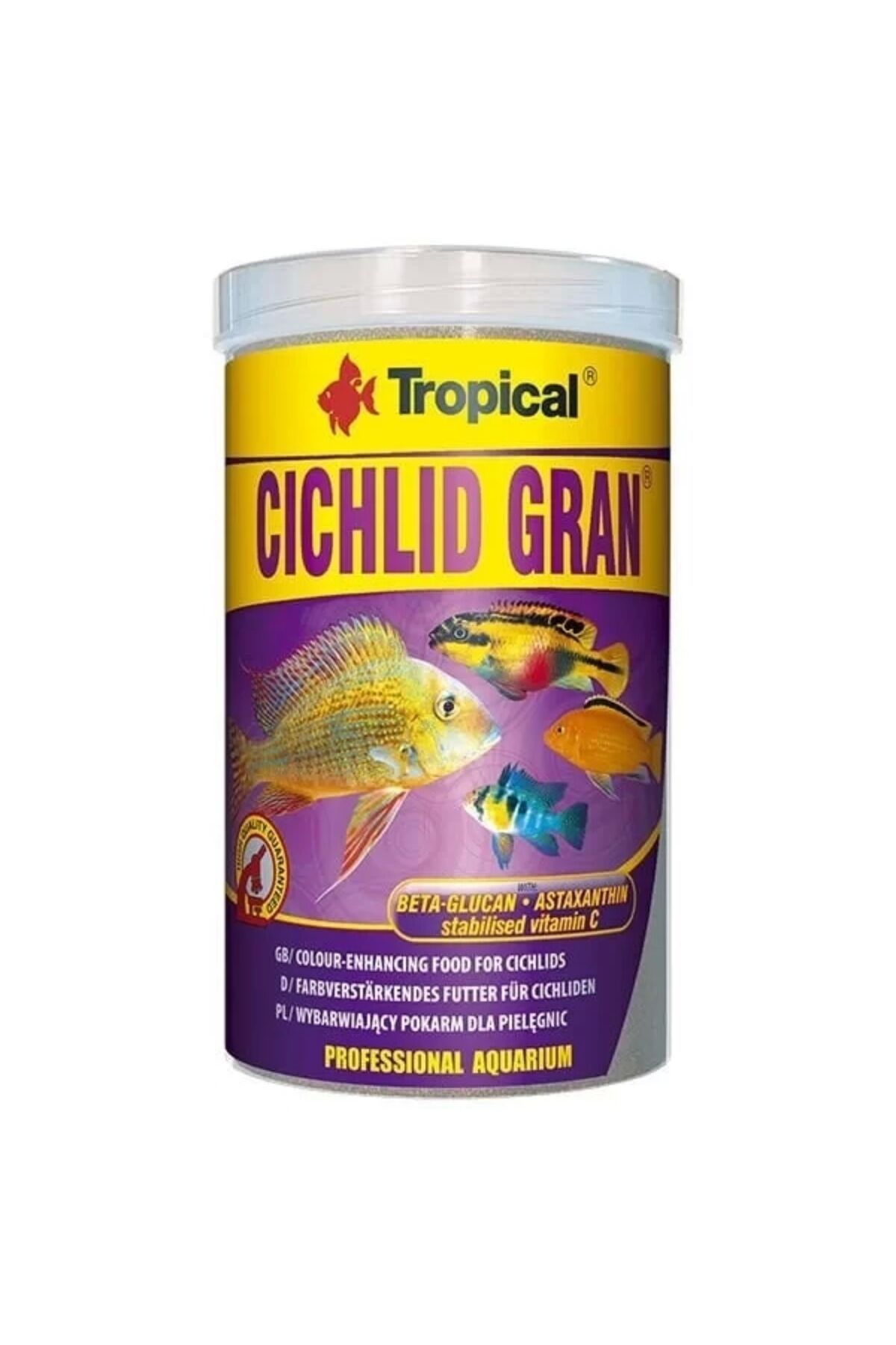 Tropical Cichlid Gran 250ml 138gr