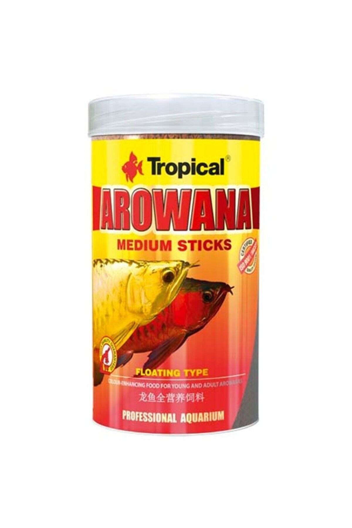 Tropical Cichlid Arowana Medium Sticks 250ml 90gr