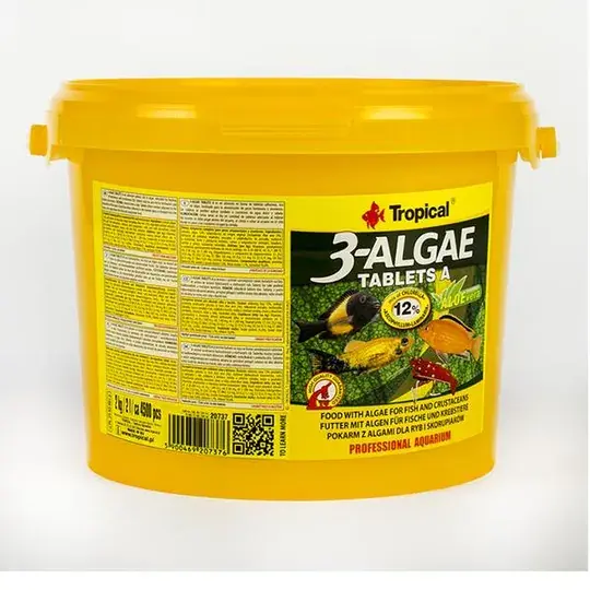 Tropical 3 Algae Tablets A 100 Adet Kovadan Bölme