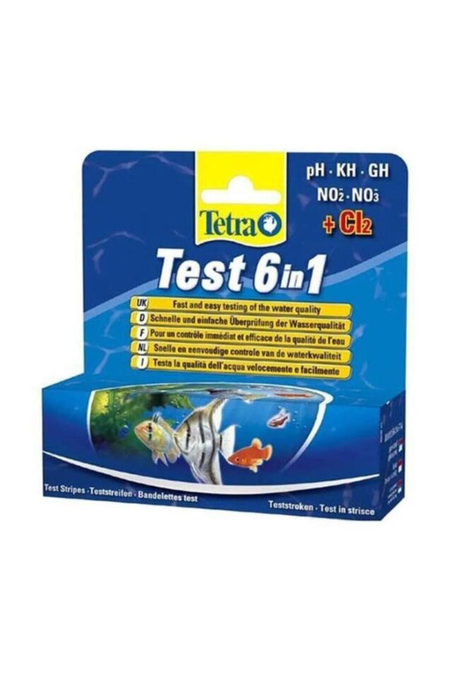 Tetra Test 6in1 Stick Test Çubuğu 25 Adet