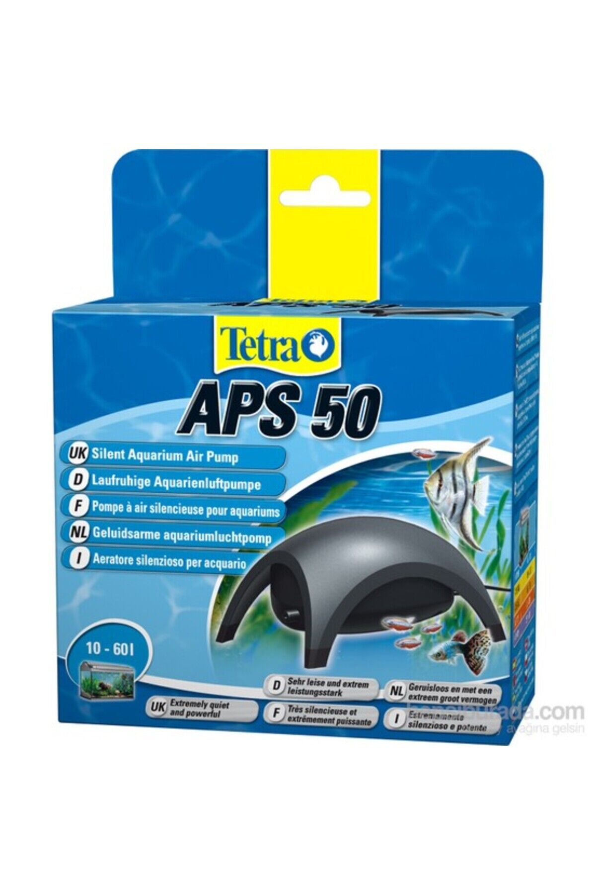 Tetra APS 50 Hava Motoru Tek Çıkışlı Siyah