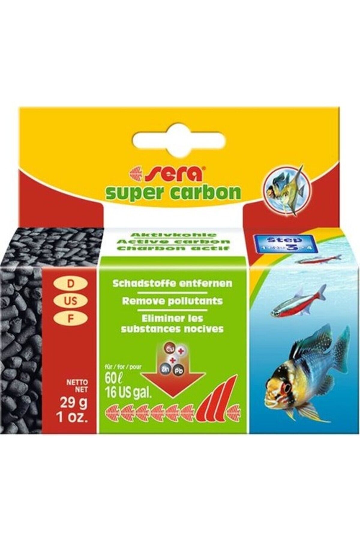 Sera Süper Aktif Karbon 29 gr