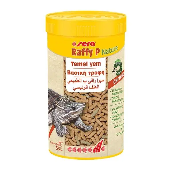 Sera Raffy P Nature Kaplumbağa Yemi 250 ml 50 gr