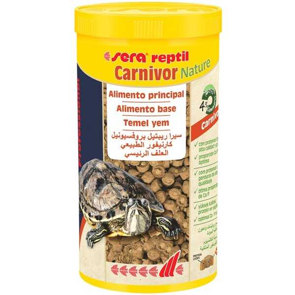 Sera Reptil Carnivor Nature 1000 Ml 310 Gr Sürüngen Yemi