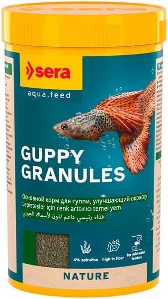 Sera Guppy Granules Nature Lepistes Yemi 100 ML