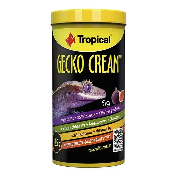 Tropical Gecko Cream Fig İncirli Gecko Yemi 100 Ml 50 Gr