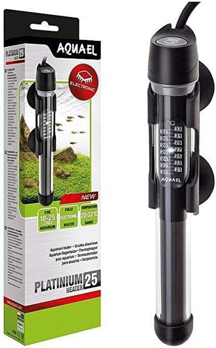 Aquael Platinium Akvaryum Isıtıcısı 25 Watt