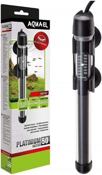 Aquael Platinium Akvaryum Isıtıcısı 50 Watt