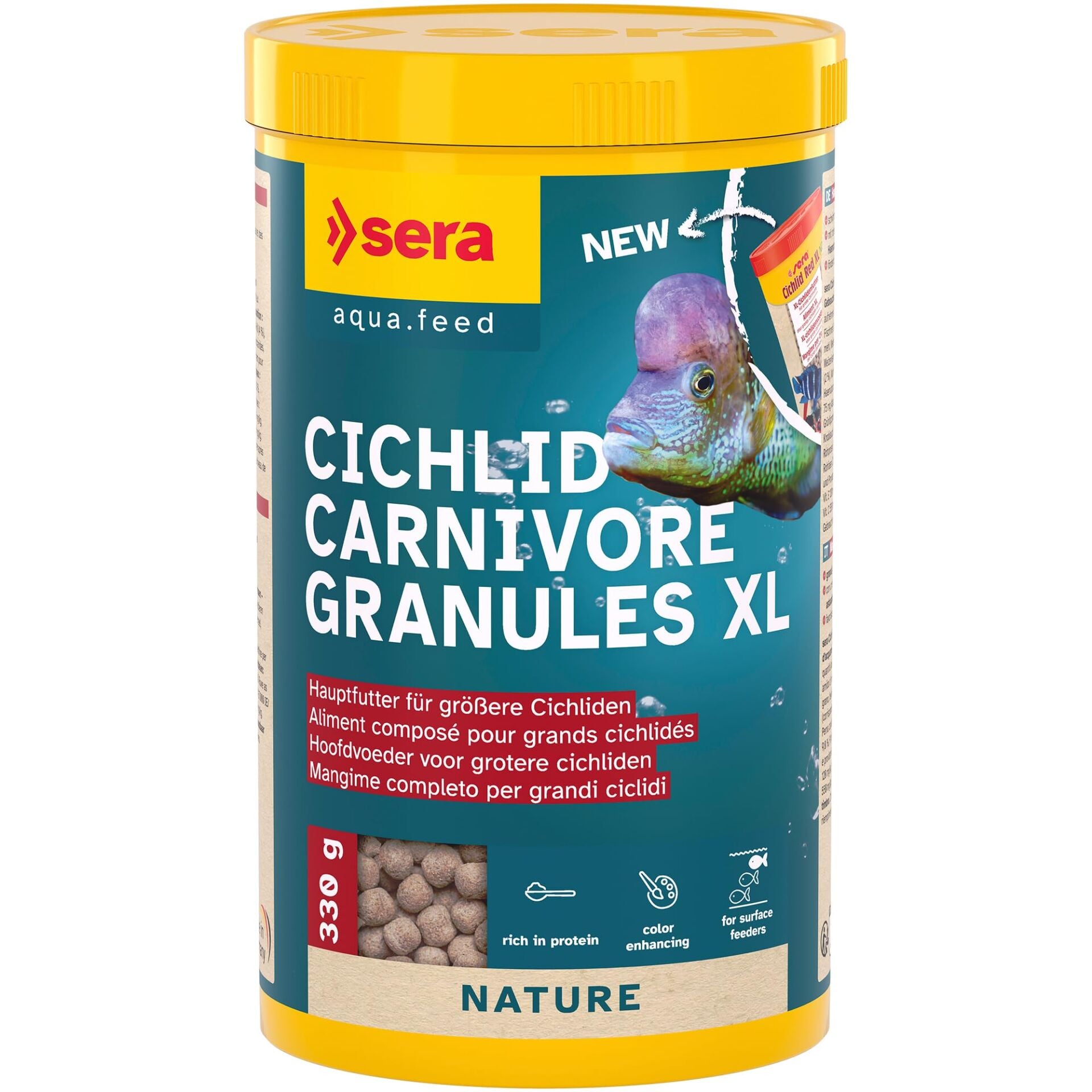 Sera Cichlid Carnivore Granules XL 1000ml 330gr